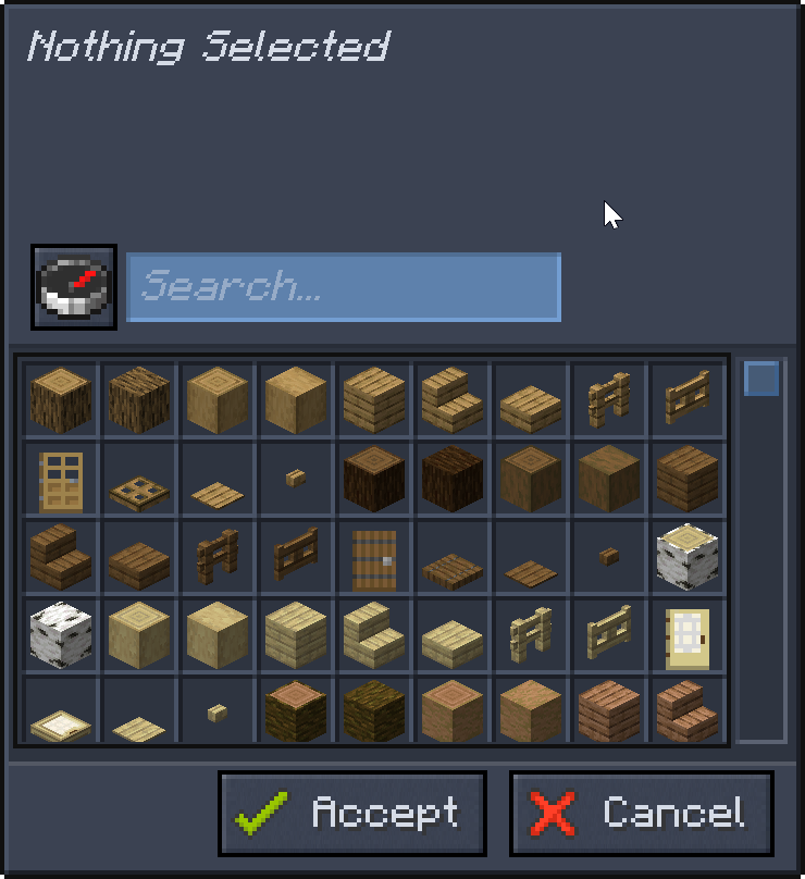 Inventory list mode