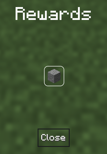 An igneous rock is randomly obtained when opening the loot crate